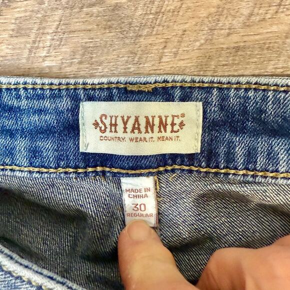 Shyanne Light Blue Flare Western Bootcut Jeans - Picture 2 of 9